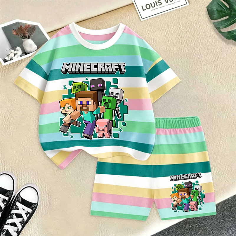 Baby Clothing Discount - Minecrafted Girl boy Summer T shirt