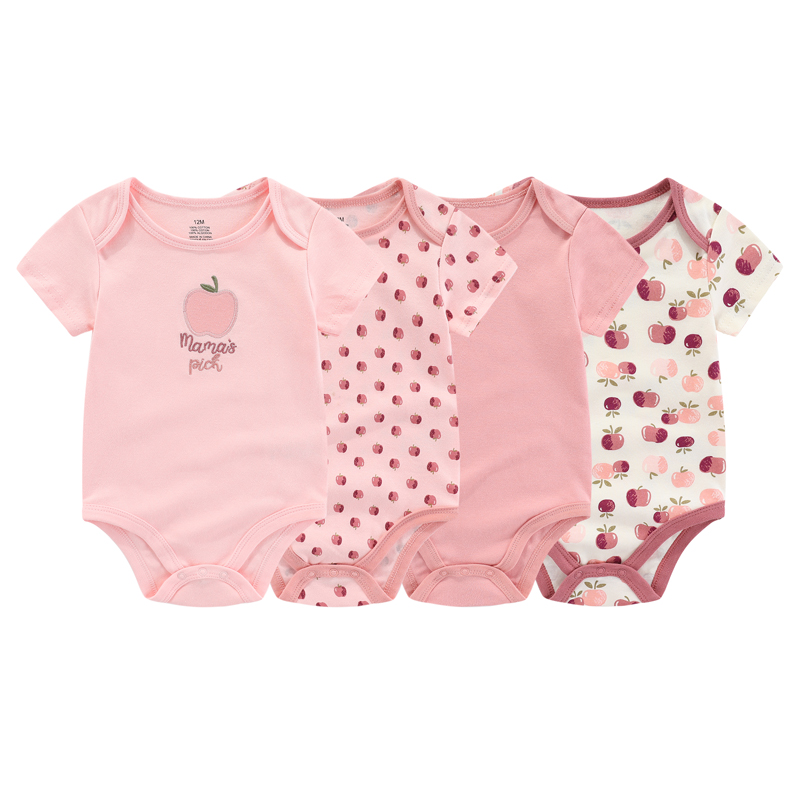 Baby Clothing Stores - Kiddiezoom Fashion Cartoon 4-piece Summer 100%