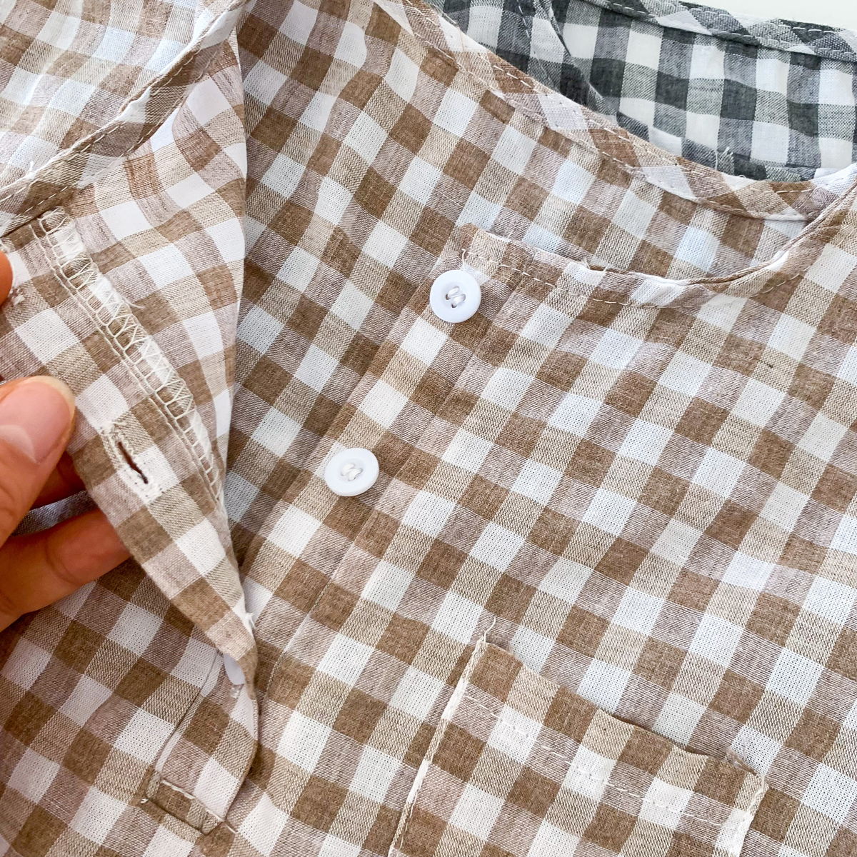 Baby Newborn Plaid Romper+Hat  - Baby Clothing Stores recension och pris