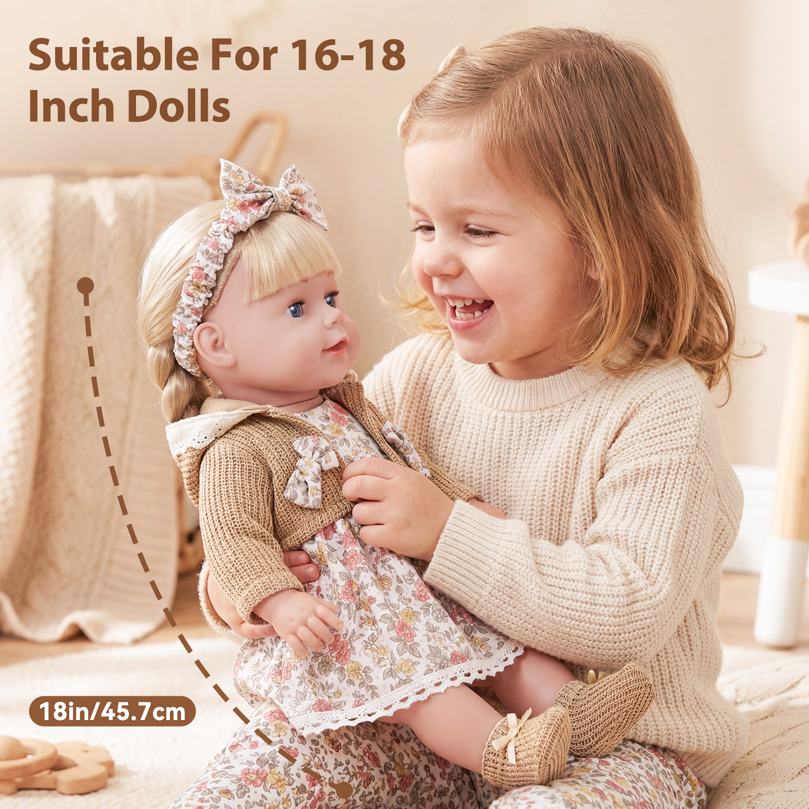 Cute Doll Clothes for 16-18 In - Baby Clothing Discount recension och pris