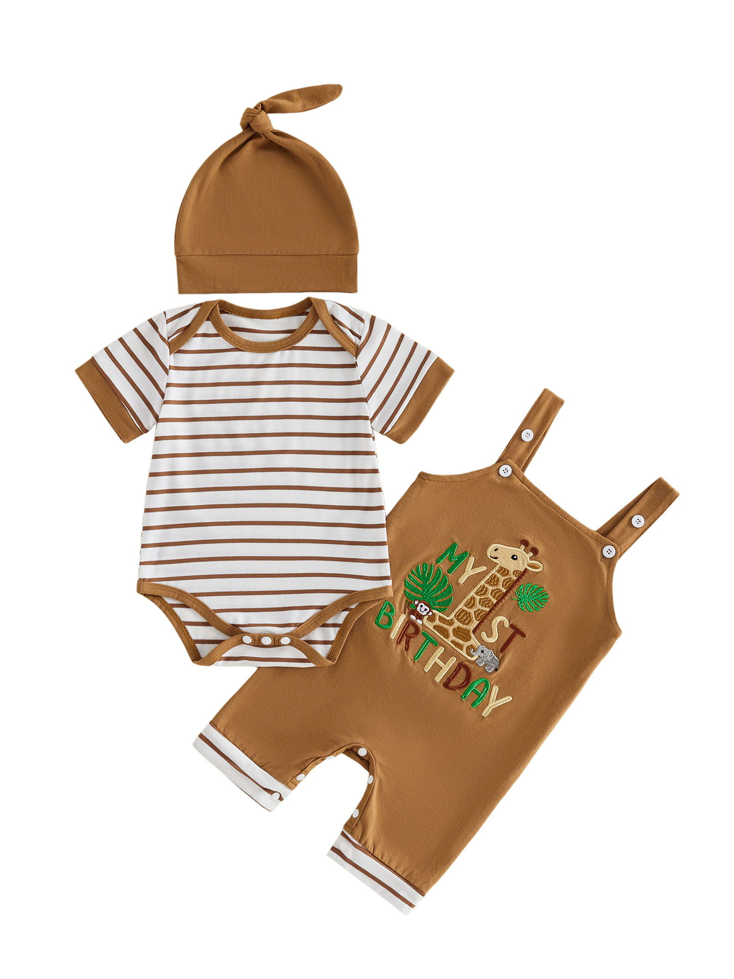 Infant Boys 3-Piece Set with S - Baby Clothing Essentials Newborn recension och pris