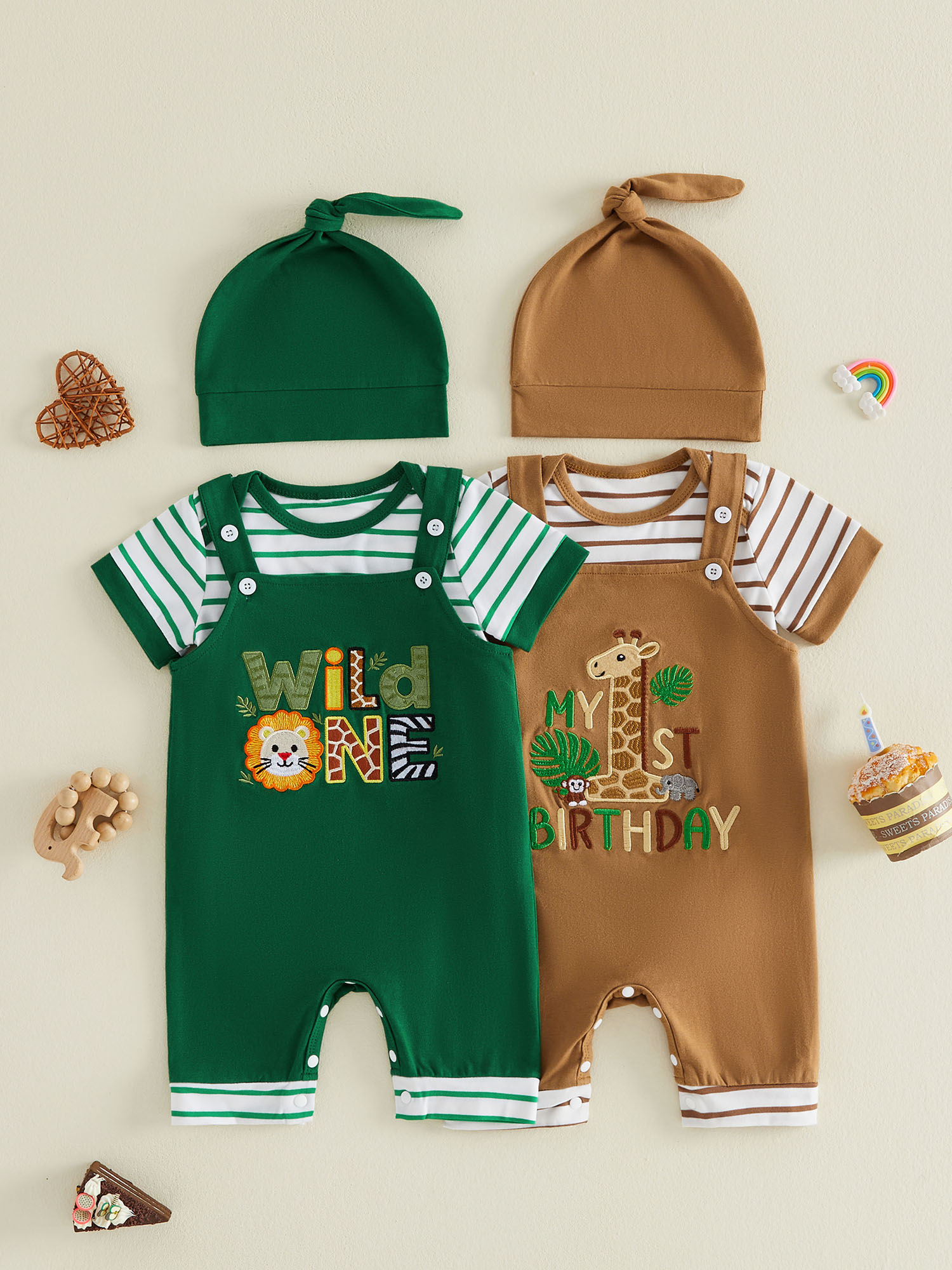 Infant Boys 3-Piece Set with S - Baby Clothing Essentials Newborn recension och pris
