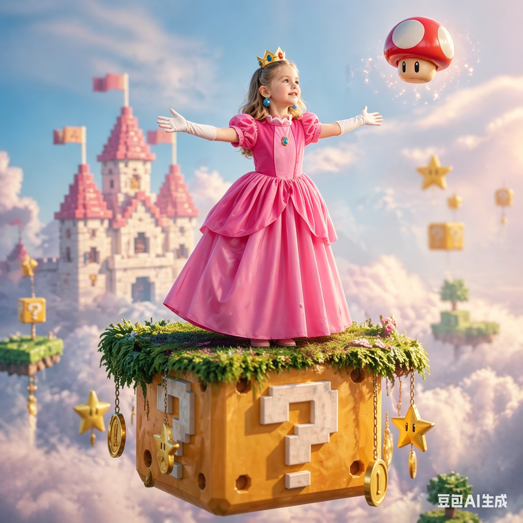 Princess Peach Style Dress Up  - Baby Clothing Girls recension och pris