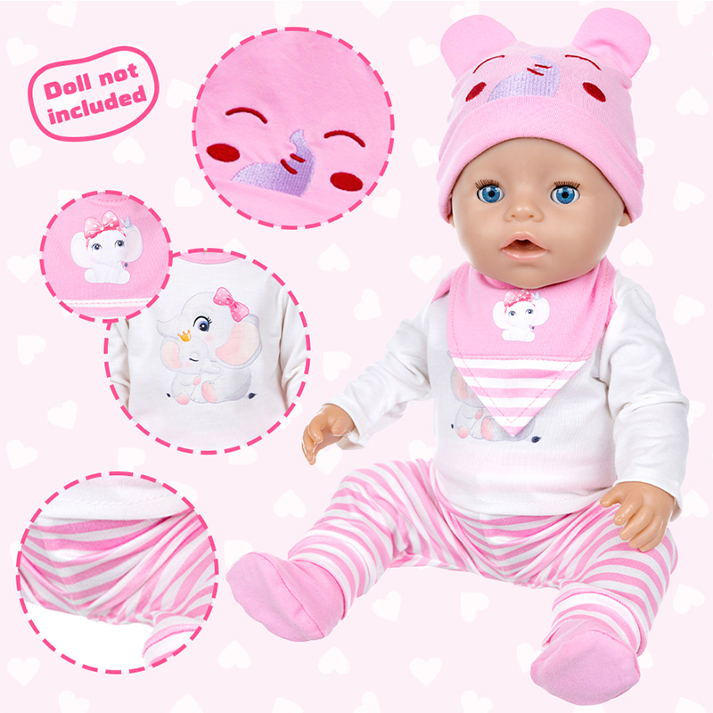 Doll Clothes 16-18Inch/40-45cm - Baby Clothing Discount recension och pris