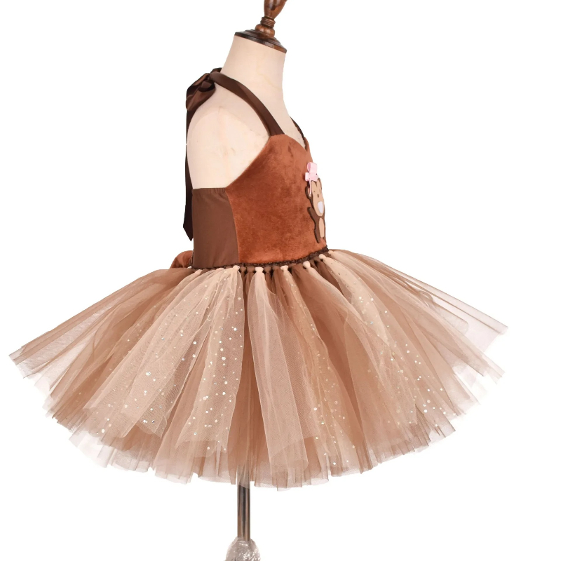 Brown Monkey Tutu Dress for Ba - Baby Clothing Girls recension och pris