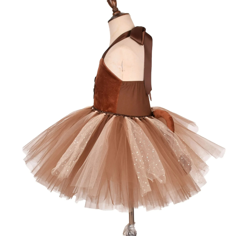 Brown Monkey Tutu Dress for Ba - Baby Clothing Girls recension och pris