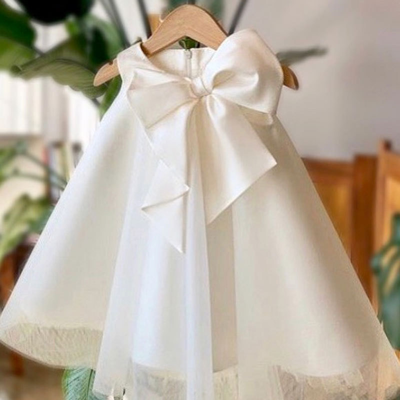 Summer Big Bow Baby Girl Dress - Baby Clothing Girls recension och pris