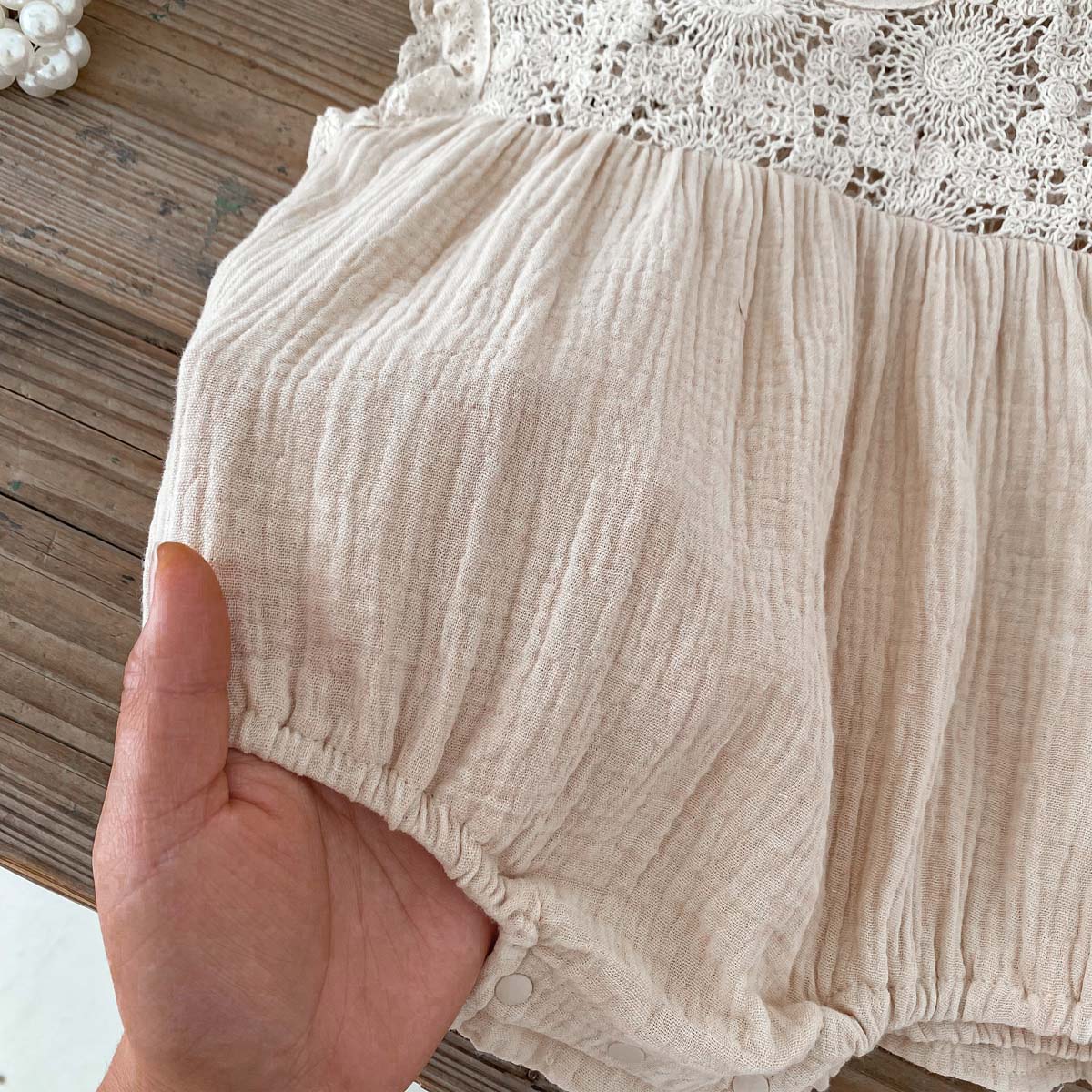 Summer baby girl lace sleevele - Baby Clothing Stores recension och pris