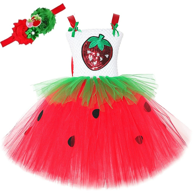 Sparkle Strawberry Costume for - Baby Clothing Girls recension och pris