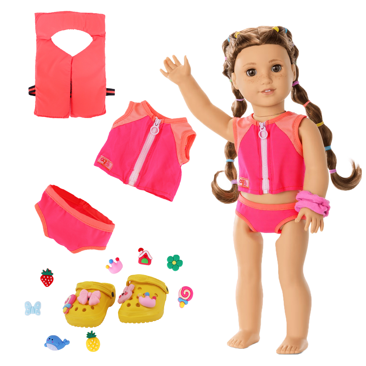 Head Flower Swimsuit Fish Scal - Baby Clothing Discount recension och pris