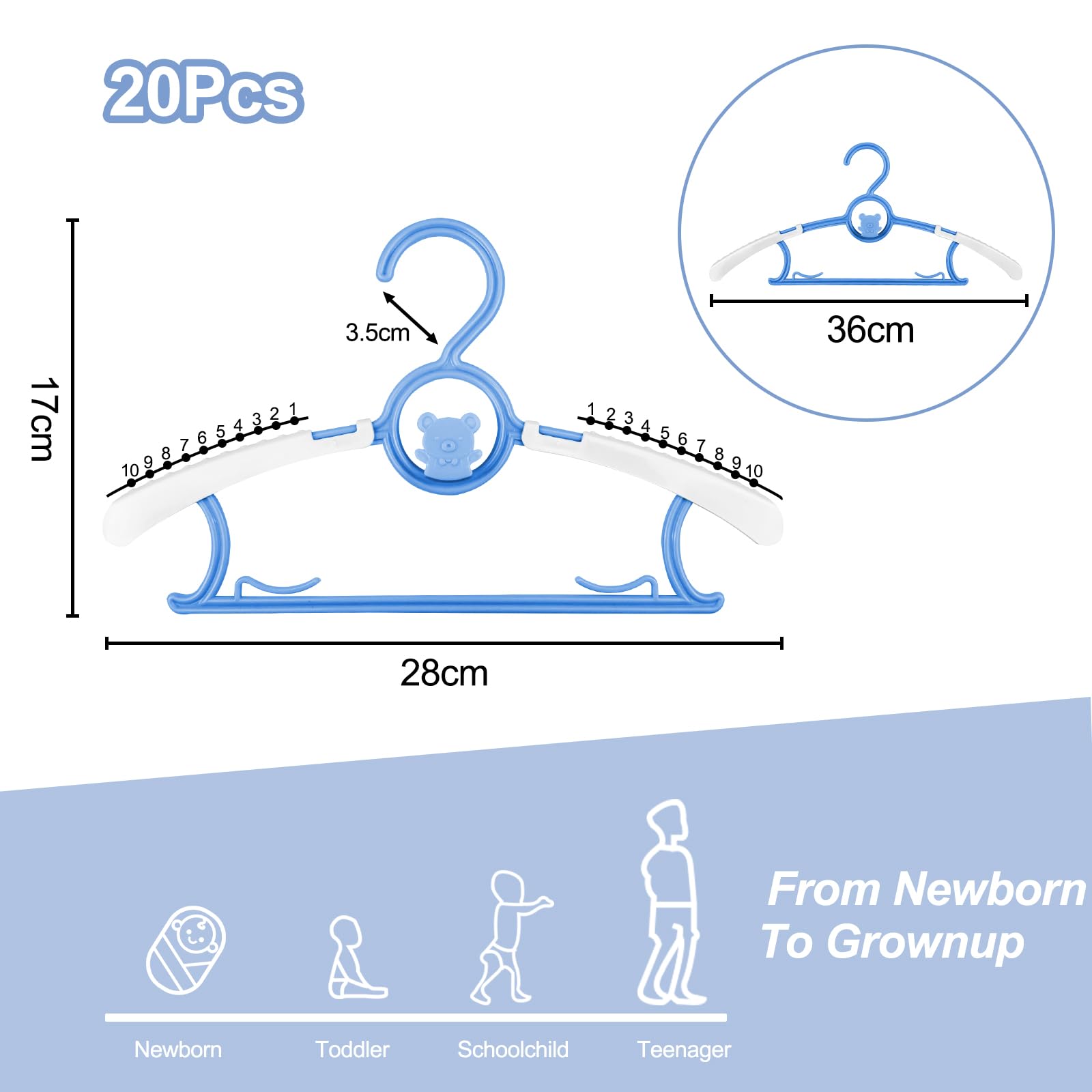 Non-slip Baby Clothes Hanger A - Baby Clothing Stores recension och pris