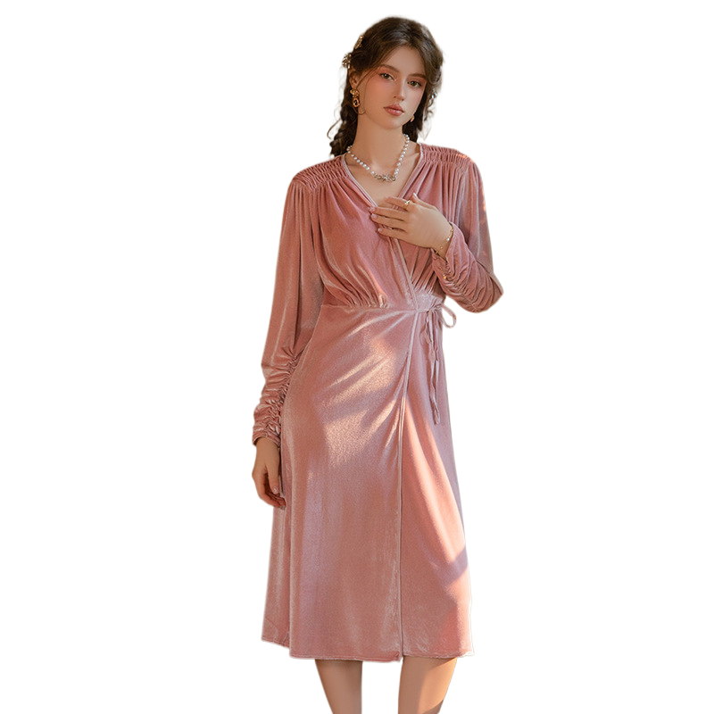 Sexy Lingerie French Velvet Ro - Baby Gown Nightwear recension och pris