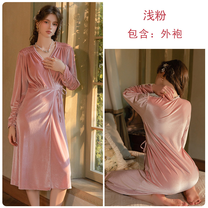 Sexy Lingerie French Velvet Ro - Baby Gown Nightwear recension och pris