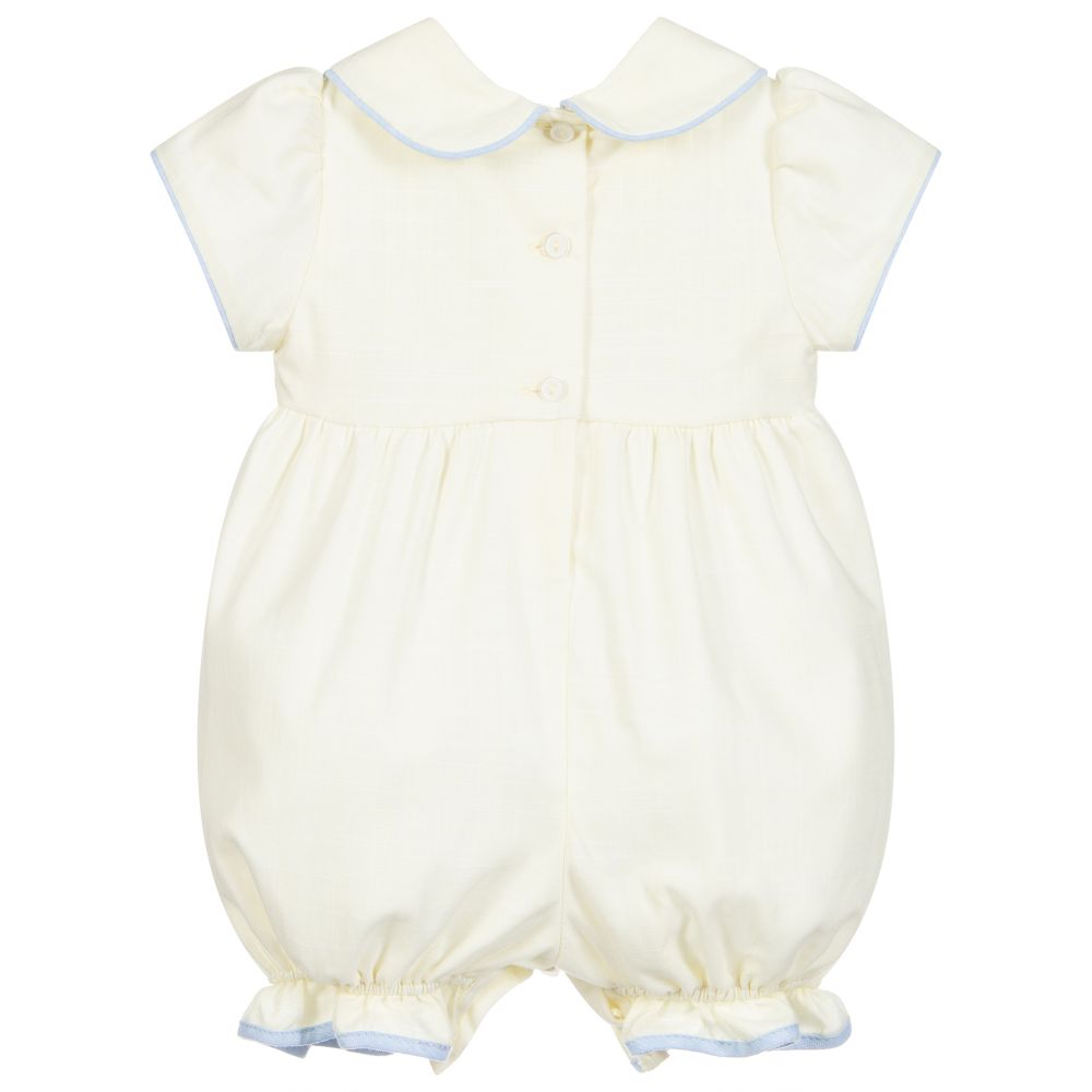Baby Smocked Yellow Rompers in - Baby Clothing Made In Usa recension och pris